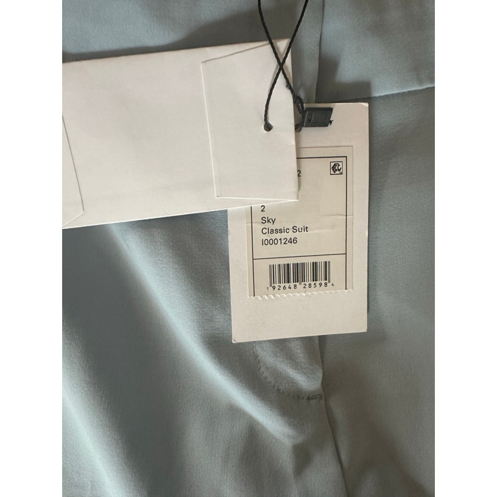 Women's Theory Sky Blue Classic Suit Trousers Size 2 NWT - Picture 4 of 9